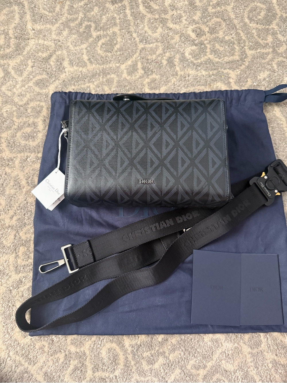 Canvas CD Diamond Lingot 22 Bag Black